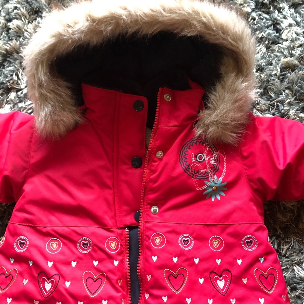 Vive le Vent ~ Baby Girls Winter Jacket ~ Size 18 Months ~ New Without Tags!